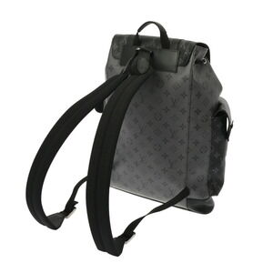 Louis Vuitton Gray Christopher Monogram Black Daypack Eclipse Canvas Backpack
